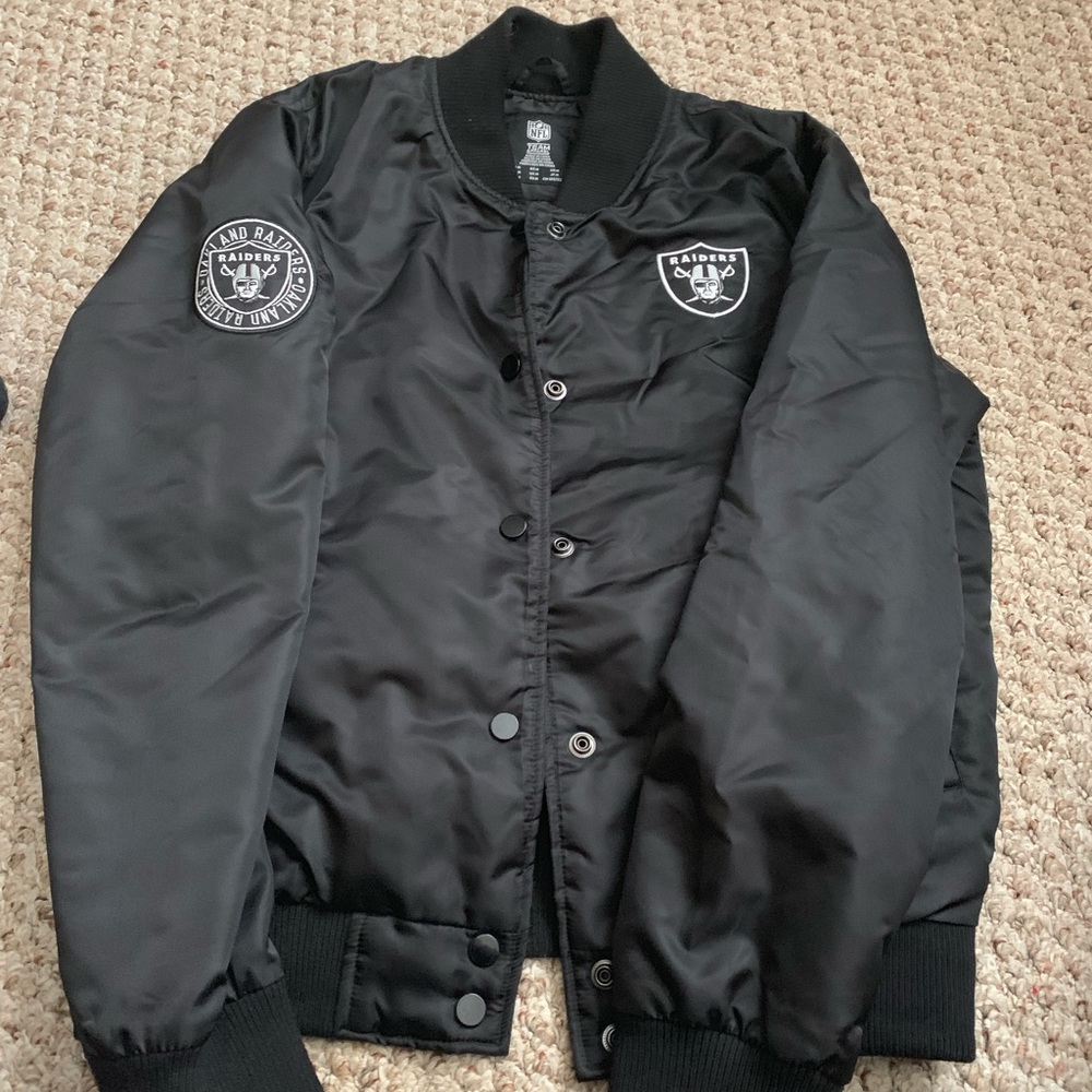 Black Raiders Bomber Jacket